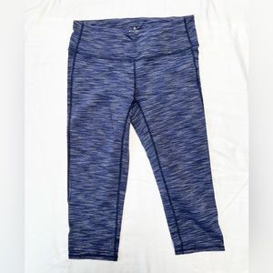 Athleta cropped leggings - space blue